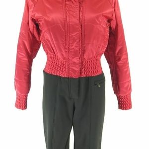 Coulior Performance Ski Suit Womens 8 Medium Red